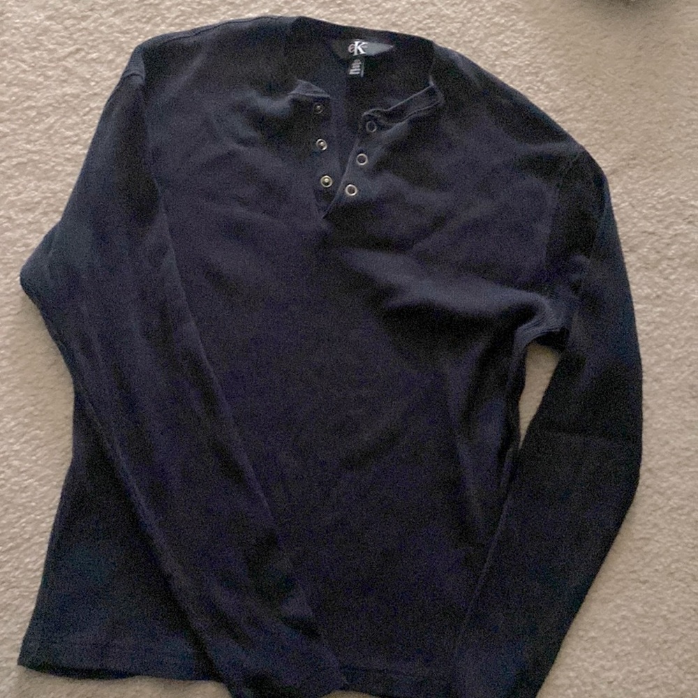 Calvin Klein men’s ribbed long sleeve top